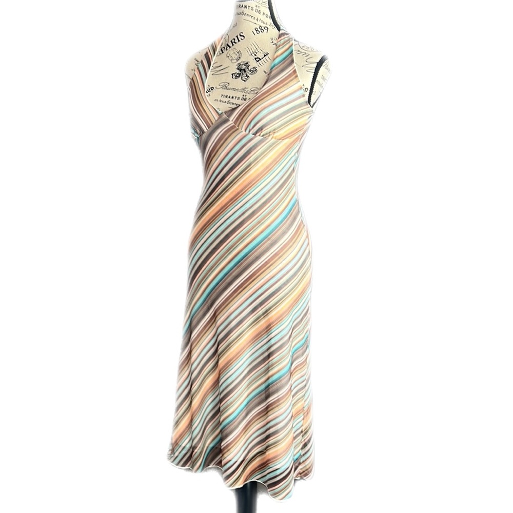 Princess Polly Striped Halter Dress